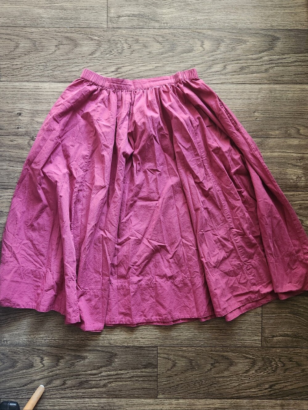 Free People Lowen Plum Midi Cotton Skirt in Size Medium